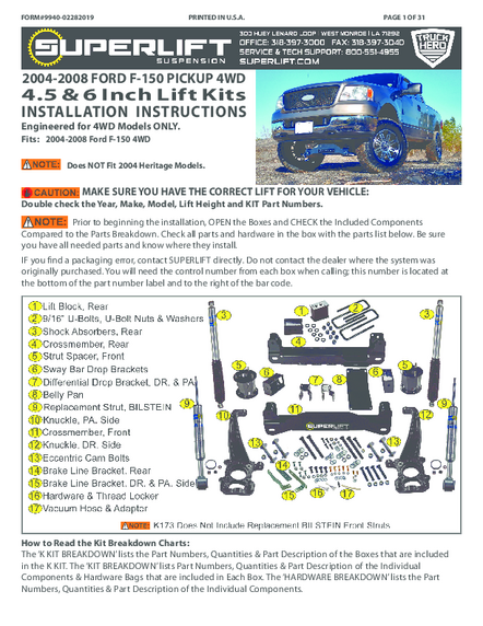 Installation Manual